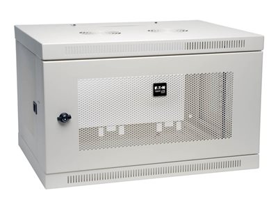 Tripp Lite 6U Wall Mount Rack Enclosure Server Cabinet Wallmount Doors Sides White