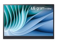 LG gram +view 16MR70 LED monitor 16INCH portable 2560 x 1600 WQXGA @ 60 Hz IPS 350 cd/m² 