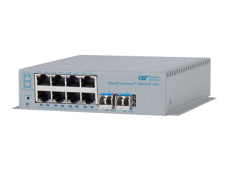 Omnitron OmniConverter 10GPoE+/Sx