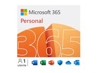 Microsoft 365 Personal Licensabonnemet 1 år 1 bruger Op til 5 enheder Android iOS Windows MacOS