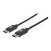 USB-C to USB-C Cable, 50cm, Male to Male, Black, 4