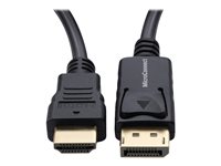 MicroConnect Videokabel DisplayPort / HDMI 5m Sort