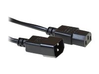 MicroConnect Strøm IEC 60320 C14 Strøm IEC 60320 C13 Sort 10m Forlængerkabel til strøm