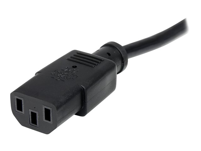 StarTech.com 10ft (3m) Heavy Duty Power Cord, NEMA 5-15P to C13 AC Power Cord, 15A 125V, 14AWG, Replacement Computer Power Cord, Monitor Power Cable, NEMA 5-15P to IEC 60320 C13 Power Cord - PC Power Supply Cable