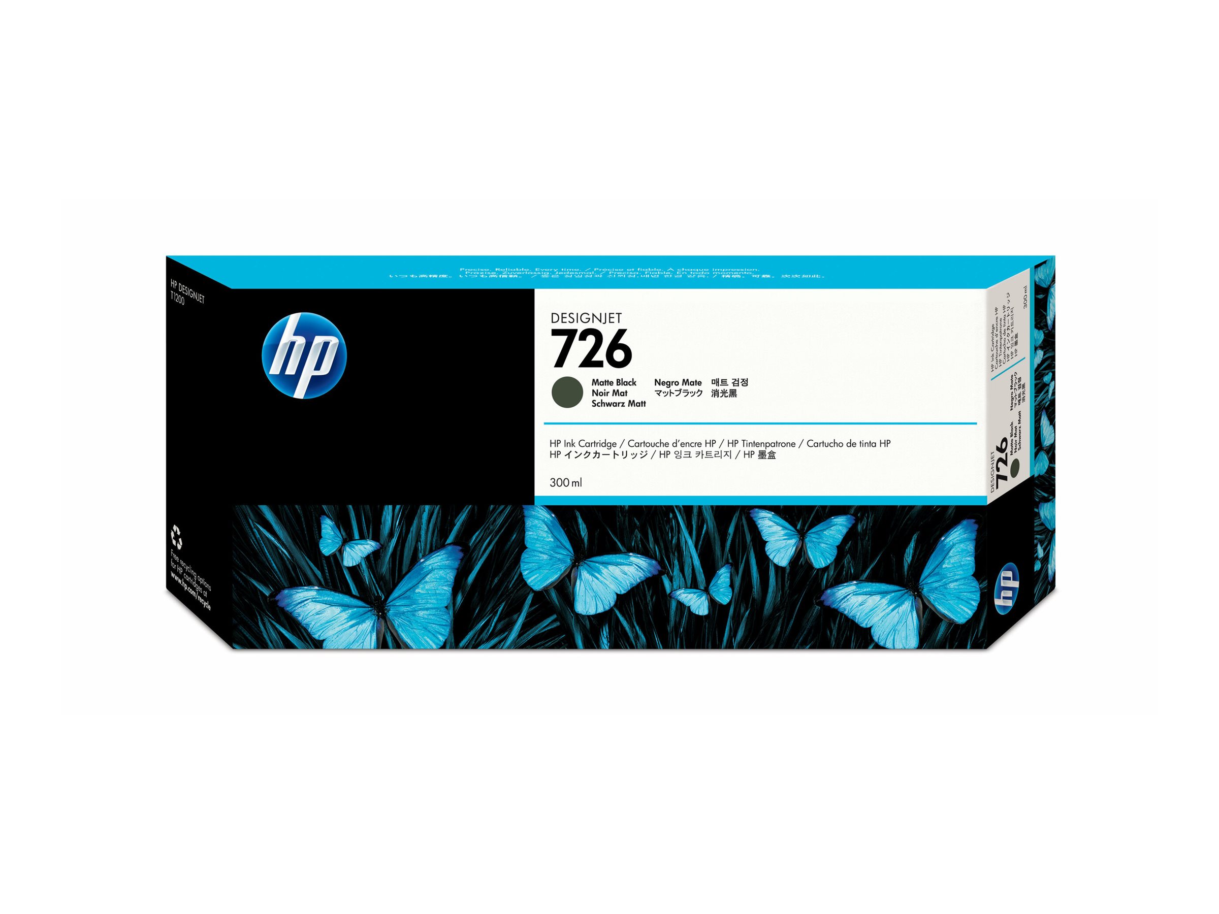HP 726 300-ML MATTE BLACK INK C