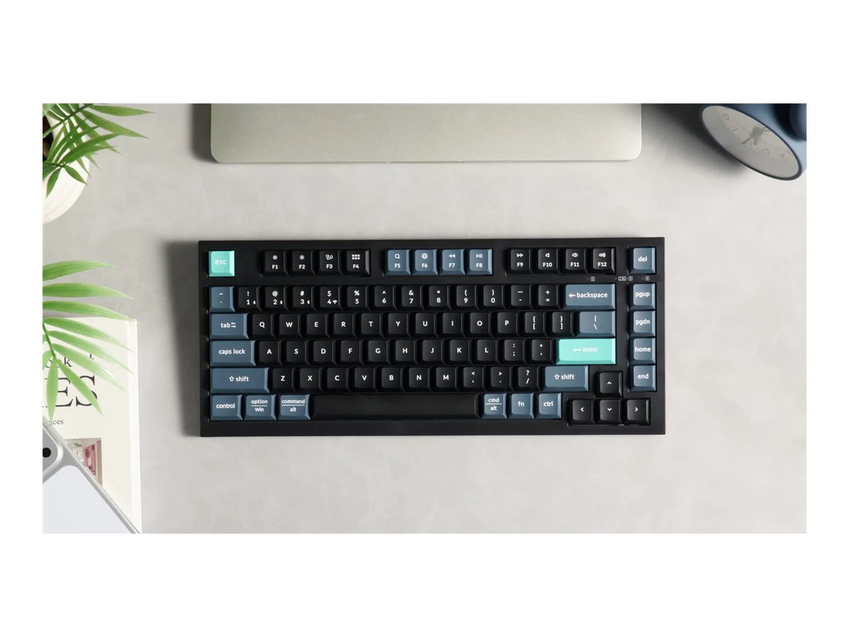 Keychron B31 keyboard 75% deep black Input Usage / lifestyle Left-angle 72710