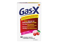 Gas-X Extra Strength Antigas Tablets - Cherry Creme - 18s