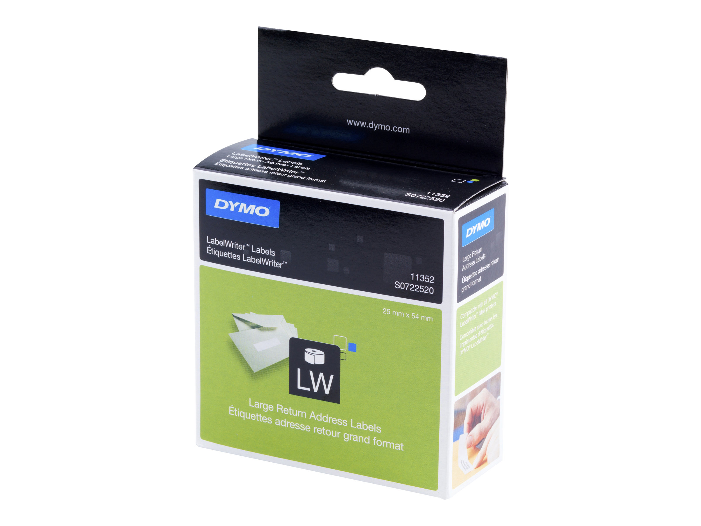 DYMO LabelWriter Address, address labels, 500 label(s), 54 x 25 mm