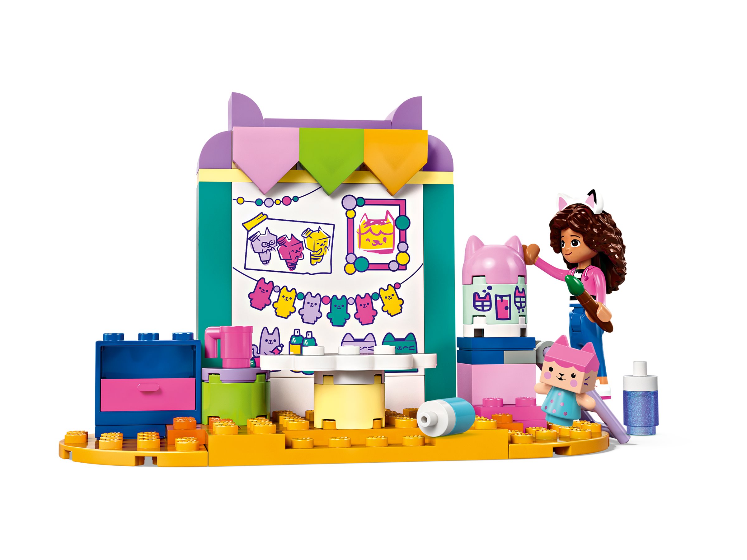 Lego Gabby's Dollhouse - Crafting with Baby Box