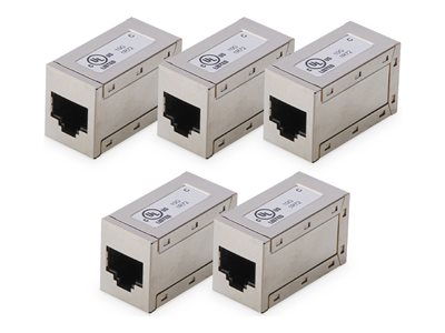 4016032495017 - DIGI ATAG88C6S-5 - Cat6 Modularkupplung geschirmt 2x RJ45 5 Stück