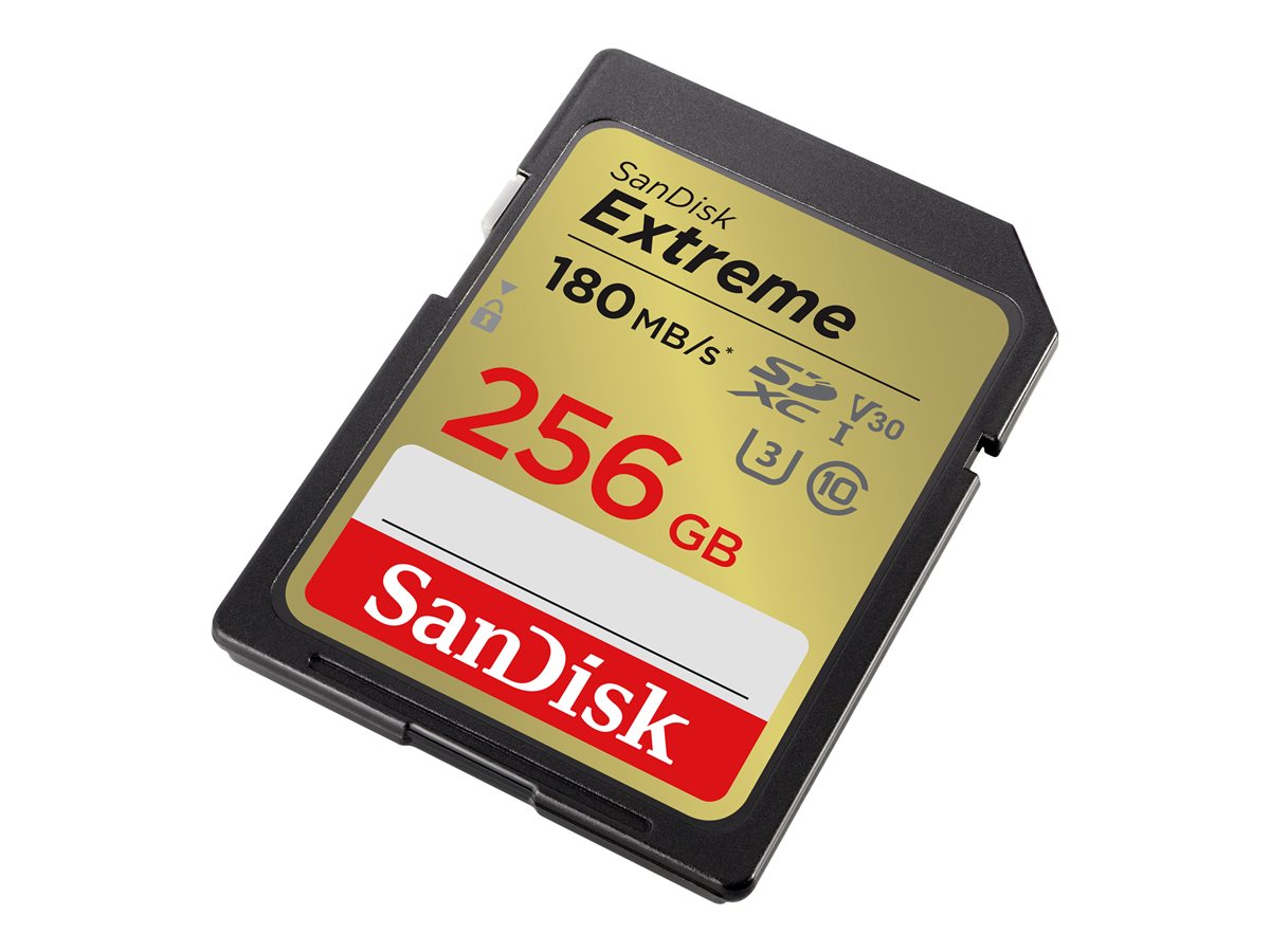 SanDisk Extreme - paměťová karta flash - 256 GB - SDHC UHS-I