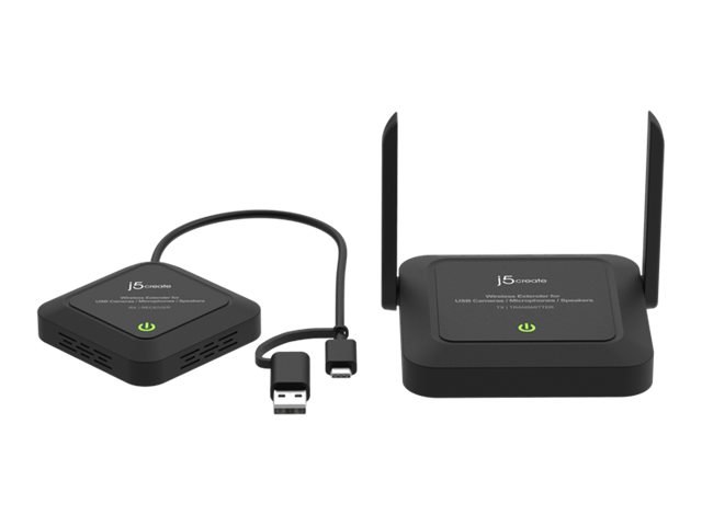 j5create wireless video/audio extender Wi-Fi 5 TAA Product shot Front 79350