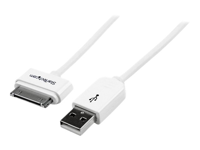 StarTech.com Câble USB vers Lightning de 50cm - Certifié Mfi - Adaptateur  USB Lightning Noir, Gaine durable en TPE - Cordon Chargeur Iphone/Lightning
