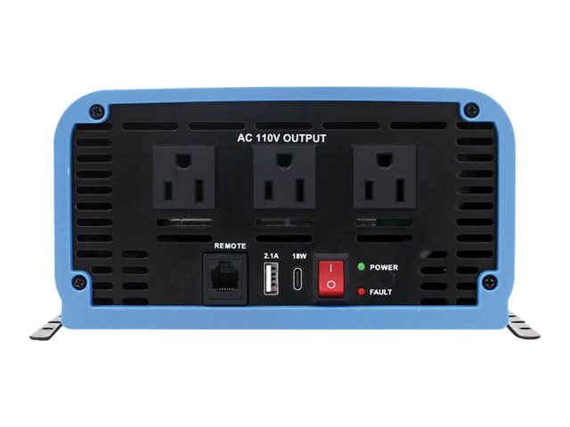 Tripp Lite 1500W Compact Power Inverter Mobile Portable w/ 2 Outlets & 2 USB Charging Ports