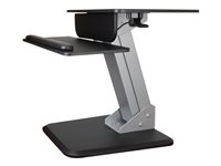 StarTech.com Height Adjustable Standing Desk Converter - Sit Stand Desk with One-finger Adjustment - Ergonomic Desk (ARMSTS) 