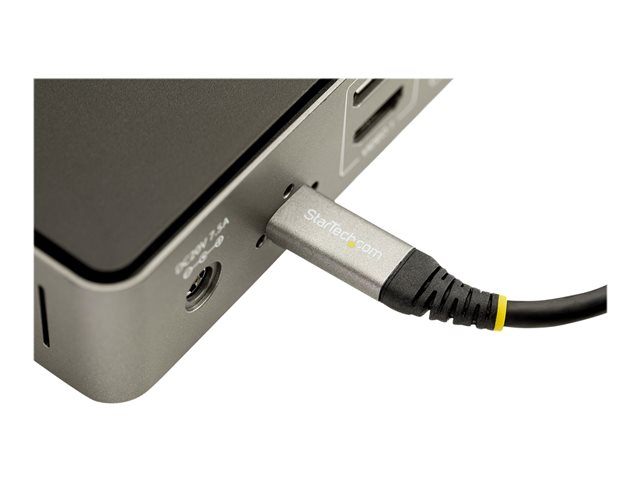 StarTech 20" (50cm) USB C Cable 10Gbps, USB 3.1/3.2 Gen 2 Type-C Cable, 100W (5A) Power Delivery Charging, DP Alt Mode, USB-C to C Cord, For USB-C Lap