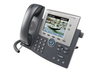 Cisco Unified IP Phone 7945G VoIP phone SCCP, SIP 2 lines silver, dark gray 