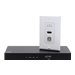 C2G HDMI HDBaseT + USB-B to A and RS232 over Cat Extender Single Gang Wall Plate Transmitter to Box Receiver