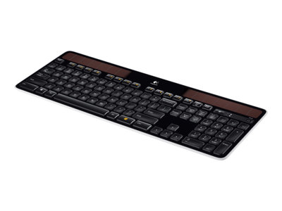 brud Sløset boble Logitech Wireless Solar K750 - keyboard - US
