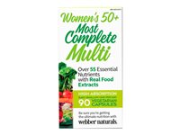 Webber Naturals Women's 50+ Most Complete Multi Capsules - 90's