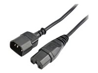 Prokord Strøm IEC 60320 C14 Strøm IEC 60320 C15 2.5m Strømkabel 