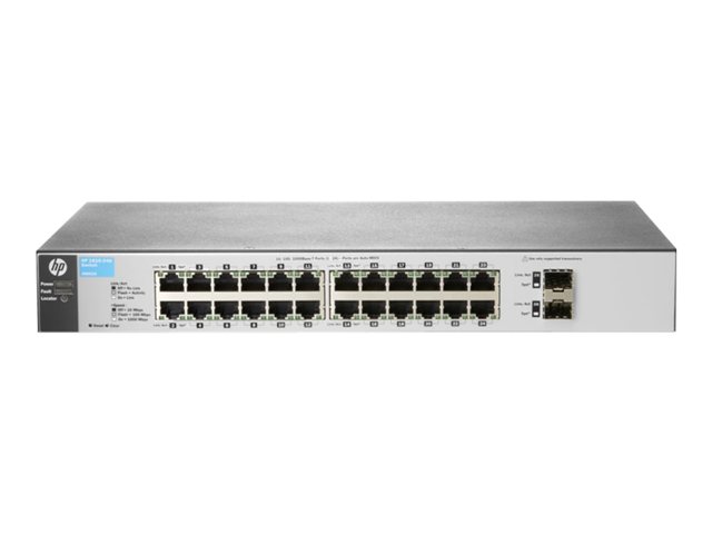 HP 1810-24G スイッチ 24ポート HP ProCurve 1810-24g J9803A 24 Port Gigabit Ethernet X 2 SFP