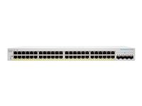 Cisco Business 220 Series CBS220-48P-4X - switch - 48 ports - smart - rack-mountable