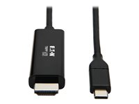 Eaton Tripp Lite Series USB C to HDMI Adapter Cable USB 3.1 Gen 1 4K M/M USB-C Black 6ft - video / audio cable - HDMI / USB - 1.8 m