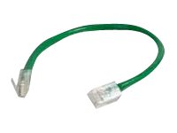C2G 6in Cat6 Non-Booted Unshielded (UTP) Ethernet Network Patch Cable - Green - patch cable - 15.2 cm - green