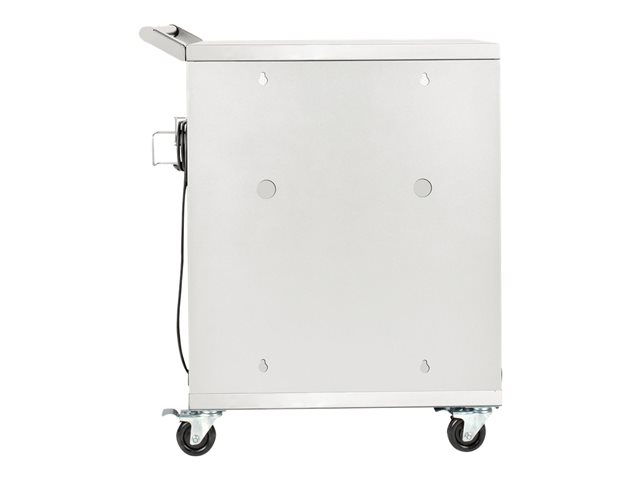 Tripp Lite 32-Port AC Charging Cart Storage Station Chromebook Laptop White