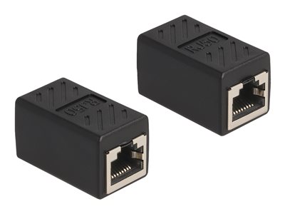 DELOCK RJ50 Adapter Buchse zu Buchse schwarz Adapter