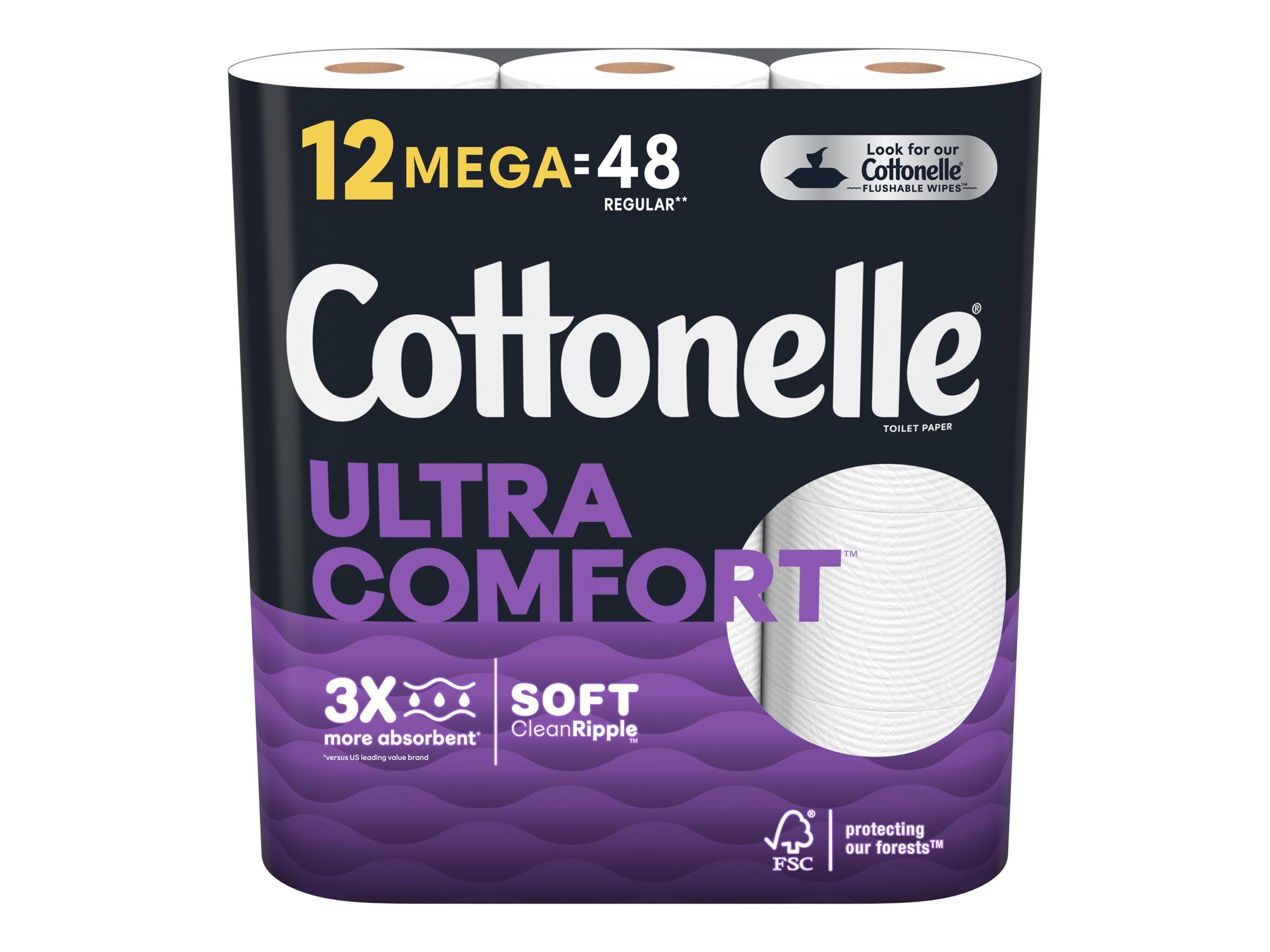 Cottonelle Ultra Comfort Mega Roll Toilet Paper - 12s