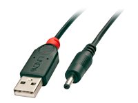 LINDY Cable USB A male - DC 3.5/1.35mm