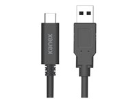 Kanex USB 3.0 USB Type-C kabel 1m Sort