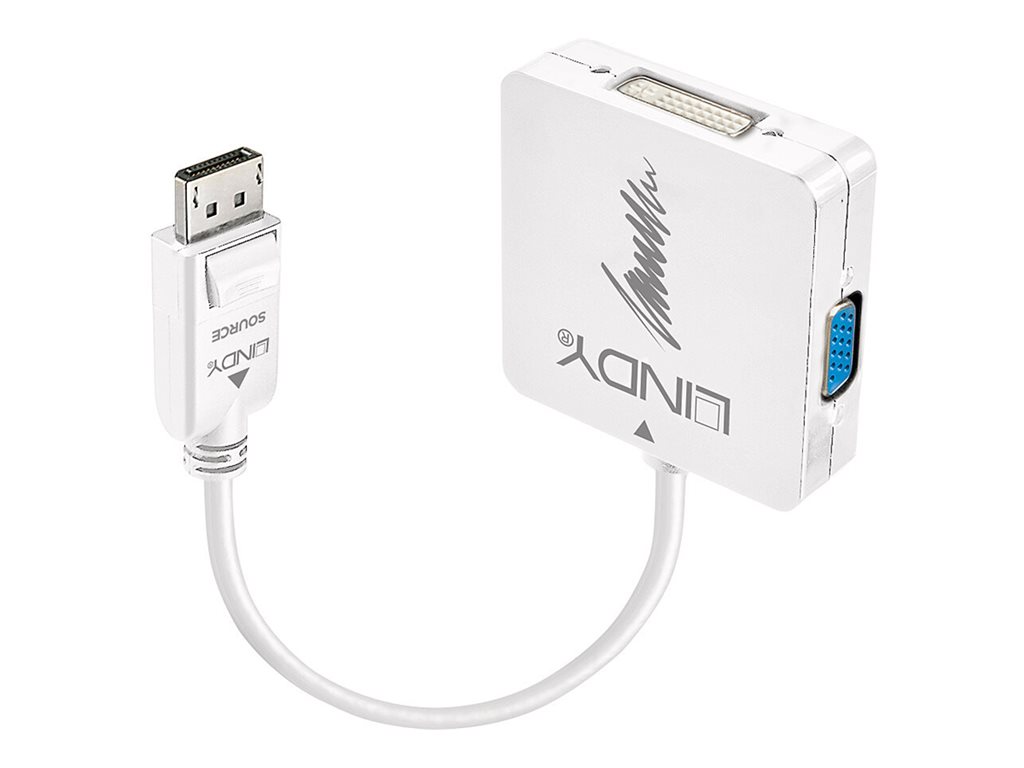 Convertisseur Actif DisplayPort 1.2 vers HDMI, DVI & VGA
