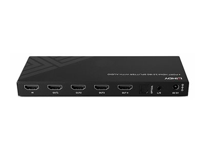 LINDY 4 Port HDMI 8K60 Splitter mit Audio