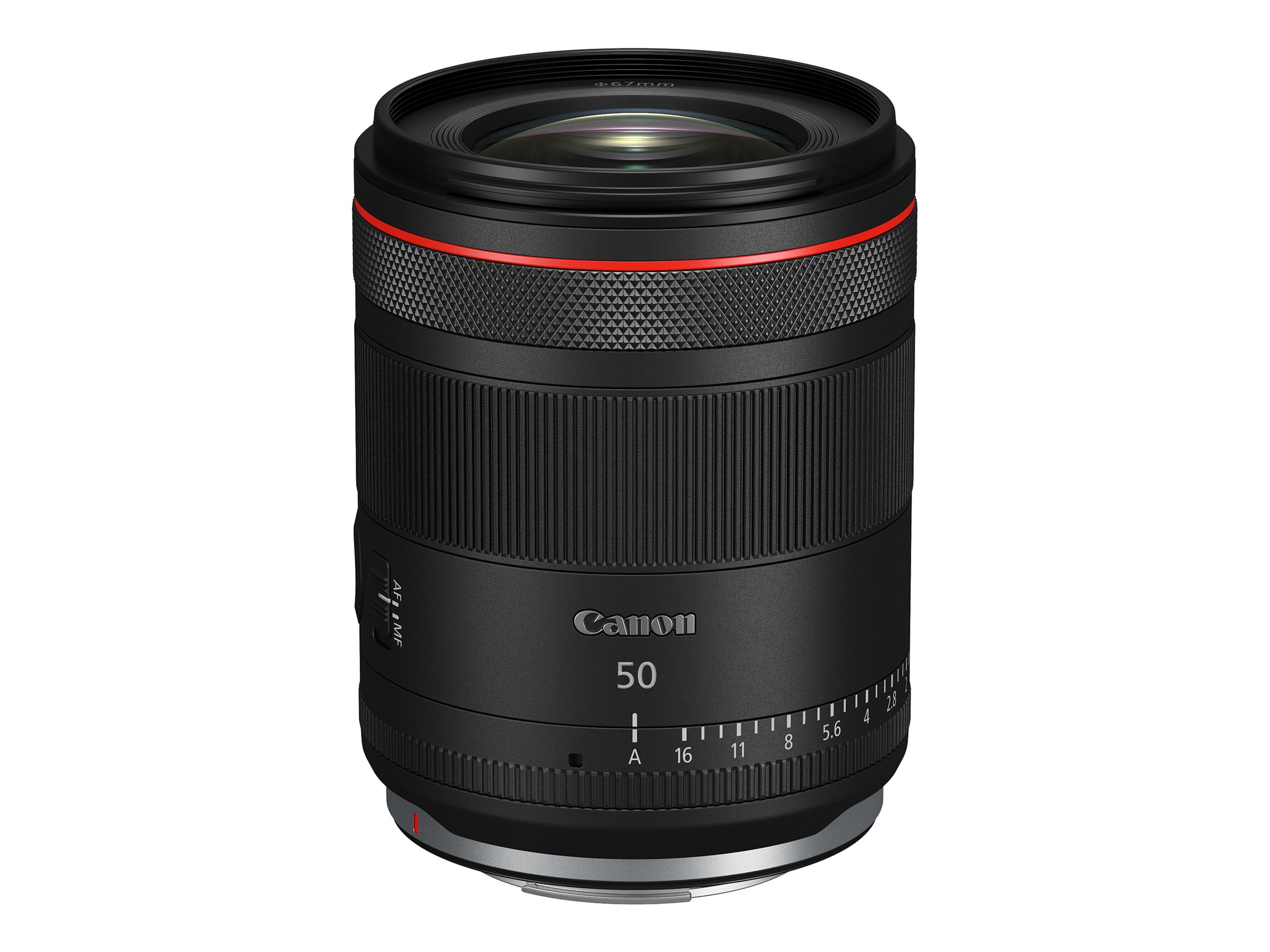 Canon RF wide-angle lens 50 Product shot Front 79950