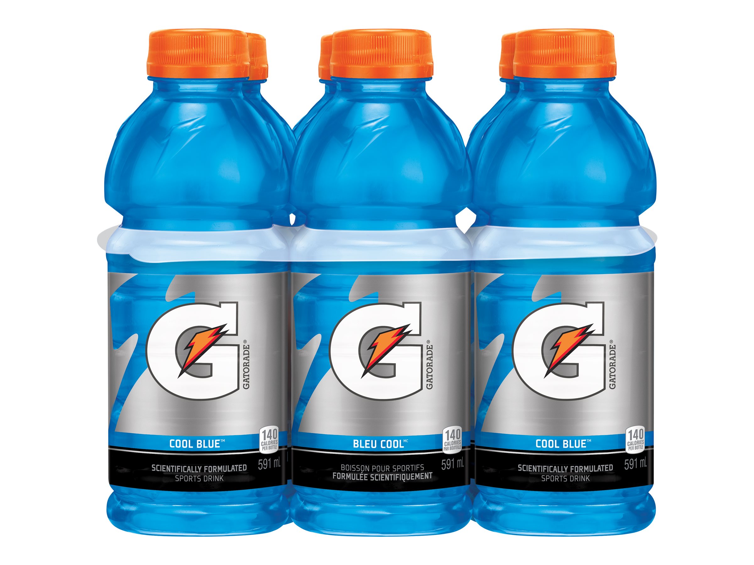 Gatorade Sports Drink - Cool Blue - 6x591ml