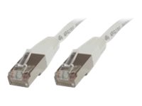 MicroConnect CAT 6 Afskærmet parsnoet kabel (SSTP) 5m Netværkskabel Hvid