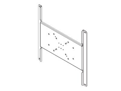 Peerless PLP V4X4 Mounting component (mounting adapter) for flat panel cold-rolled steel 