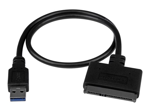 Image of StarTech.com USB 3.1 to 2.5" SATA Hard Drive Adapter - USB 3.1 Gen 2 10Gbps with UASP External HDD/SSD Storage Converter (USB312SAT3CB) - storage controller - SATA 6Gb/s - USB 3.1 (Gen 2)