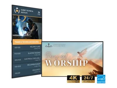 Planar SLE75 - 75" Diagonal Class Simplicity E Series LED-backlit LCD display