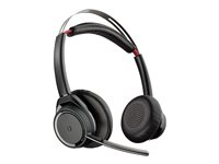 Poly Voyager Focus UC B825-M - Headset - on-ear - Bluetooth - wireless - active noise cancelling