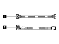 Lenovo - Kit de câbles de stockage - pour M.2 SATA/x4 Chassis NVMe