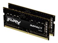 Kingston FURY Impact DDR4  16GB kit 2666MHz CL15  Ikke-ECC SO-DIMM  260-PIN