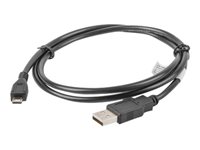Lanberg USB 2.0 USB-kabel 1m Sort