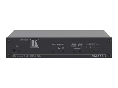 Kramer VM-114H 2x1:4 HDMI/Twisted Pair Switcher & HDMI Distribution Amplifier