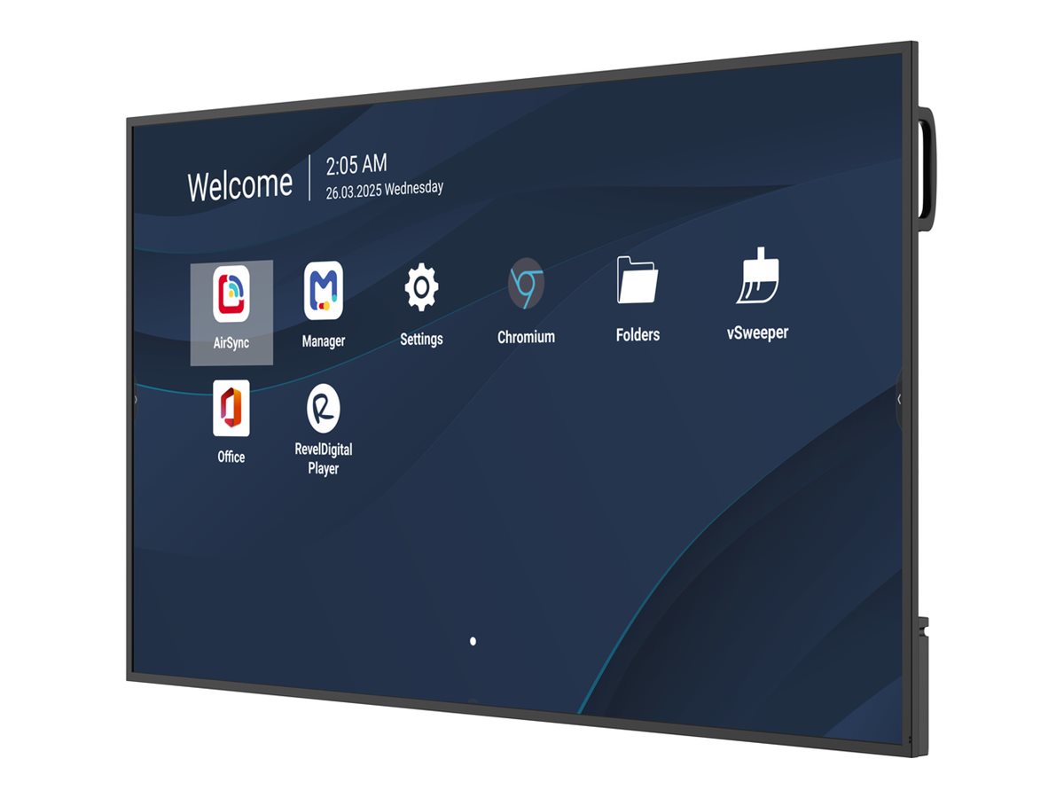 ViewSonic ViewBoard CDE6514-2C Digital Signage Display 65" 4K UHD Android 14 Schwarz