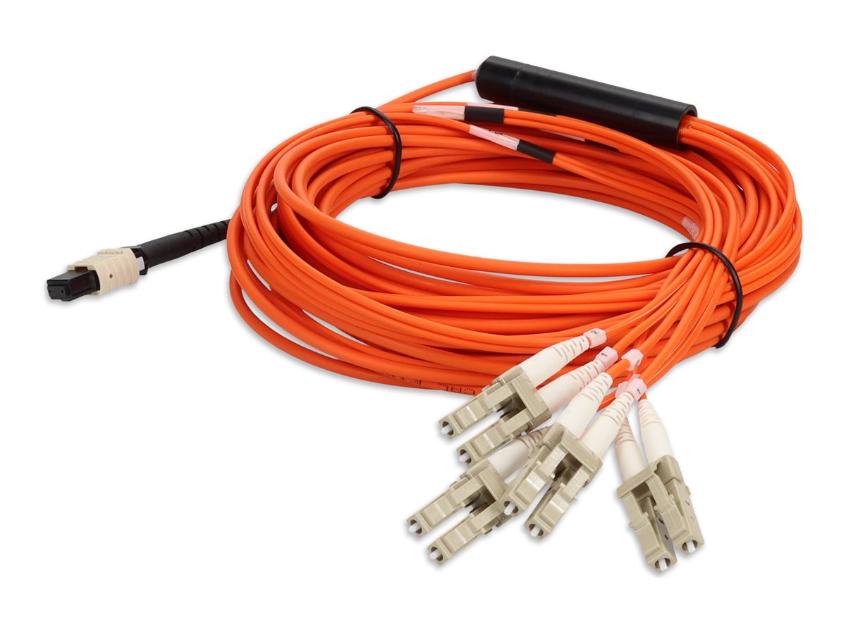 AddOn - Patch cable - MPO/UPC multi-mode (F) to LC/UPC multi-mode (M)