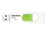 ADATA UV320 64GB USB 3.1 Grøn Hvid
